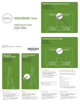 Dell Inspiron One 2320 Quick start guide
