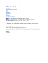 Dell Latitude 110L Owner's manual