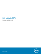 Dell Latitude 3470 Owner's manual