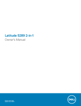 Dell Latitude 5289 2-in-1 Owner's manual