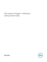 Dell Latitude 5404 Rugged Quick start guide