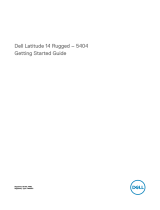 Dell Latitude 5404 Rugged Quick start guide