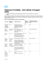 Dell Latitude 5404 Rugged Owner's manual