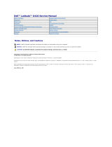 Dell Latitude D420 User manual