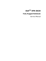 Dell XFR D630 User manual