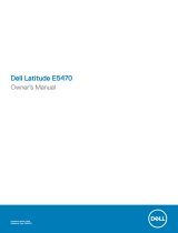 Dell Latitude E5470 Owner's manual