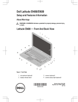 Dell Latitude E5530 Quick start guide