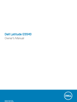 Dell Latitude E5540 Owner's manual