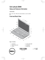 Dell Latitude E6540 Quick start guide