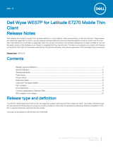 Dell Latitude E7270 mobile thin client Owner's manual