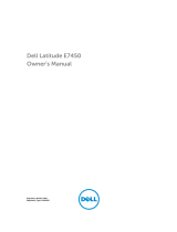 Dell Latitude E7450 Owner's manual