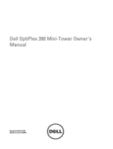Dell OptiPlex 390 Owner's manual
