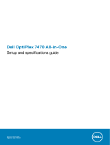 Dell OptiPlex 7470 All In One Owner's manual