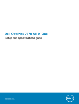 Dell OptiPlex 7770 All In One Owner's manual