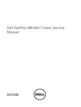 Dell OptiPlex 990 Small Form Factor User manual