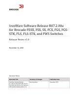 Brocade Communications Systems IronWare Owner's manual