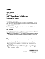 Dell PowerEdge 850 Owner's manual