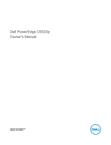 Dell PowerEdge C6320p Owner's manual