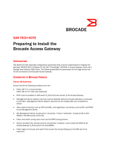 Brocade Communications Systems PowerEdge M805 User guide