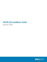 Dell PowerSwitch S4048-ON Quick start guide