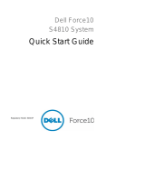 Dell Force10 S4810P Quick start guide