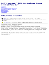 Dell PowerVault 715N (Rackmount NAS Appliance) Owner's manual