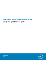 Dell Precision 3440 Small Form Factor Quick start guide