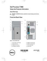 Dell PRECISION T1650 Quick start guide