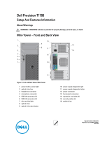 Dell Precision T1700 Quick start guide