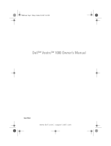 Dell Vostro 1000 Owner's manual