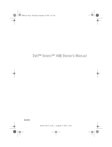 Dell Vostro 1400 Owner's manual