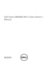 Dell Vostro 260s Owner's manual