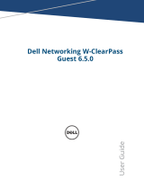 Dell W-ClearPass Hardware Appliances User guide