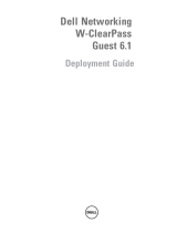 Dell W-ClearPass Hardware Appliances Owner's manual