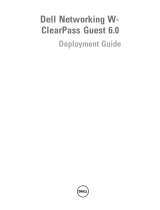 Dell Powerconnect W-ClearPass Hardware Appliances Owner's manual