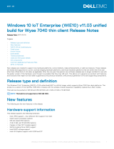 Dell Wyse 7040 Thin Client Owner's manual