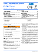 Johnson Controls Unitary Products MG9S080B12MP11 User manual