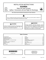 Century GUH80A070A2M User manual