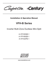 COMFORT-AIRE A-VFH36QB-1 Operating instructions