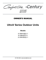 COMFORT-AIRE A-VMH36QU-1-CY User manual
