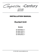 COMFORT-AIRE B-VMH24DU-1 Installation, Operation & Maintenance Manual