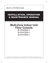 COMFORT-AIRE B-VFH09FA-1 Installation, Operation & Maintenance Manual