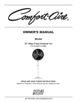 COMFORT-AIRE FP-3030DTX-MBL Owner's manual