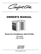 COMFORT-AIRE CD-81M Installation, Operation & Maintenance Manual