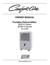 COMFORT-AIRE BHD-H BHDP-H Owner's manual