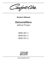 COMFORT-AIRE BHD-301-J Owner's manual