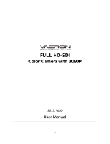 Vacron Full HD SDI Camera User manual