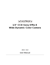 Vacron Sony Effio-E Camera User manual