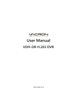 Vacron VDH-DR H.265 DVR User manual