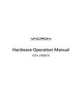 Vacron VDH-DRB876 User manual